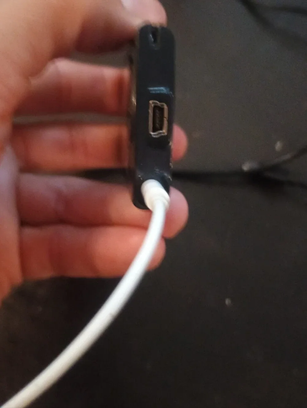 Sony Black Portable MP3 Player with White Earbuds and USB Cable